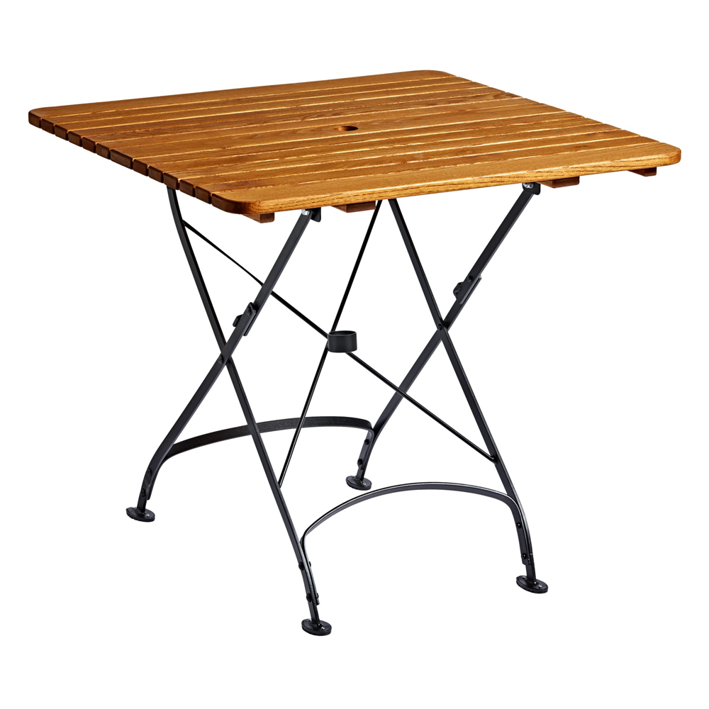 Auckland Wooden Bistro Table with 2 Chairs in Brown