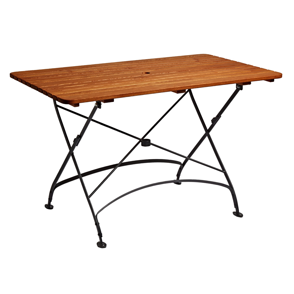 Auckland Wooden Bistro Table with 4 Chairs in Brown