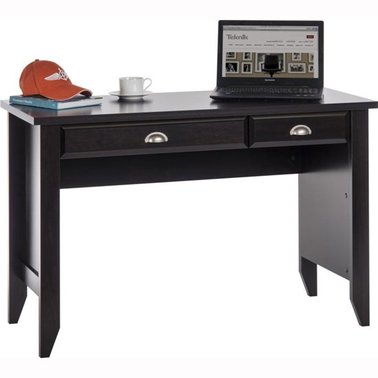 Augusta Home Office Laptop Desk In Jamocha Wood