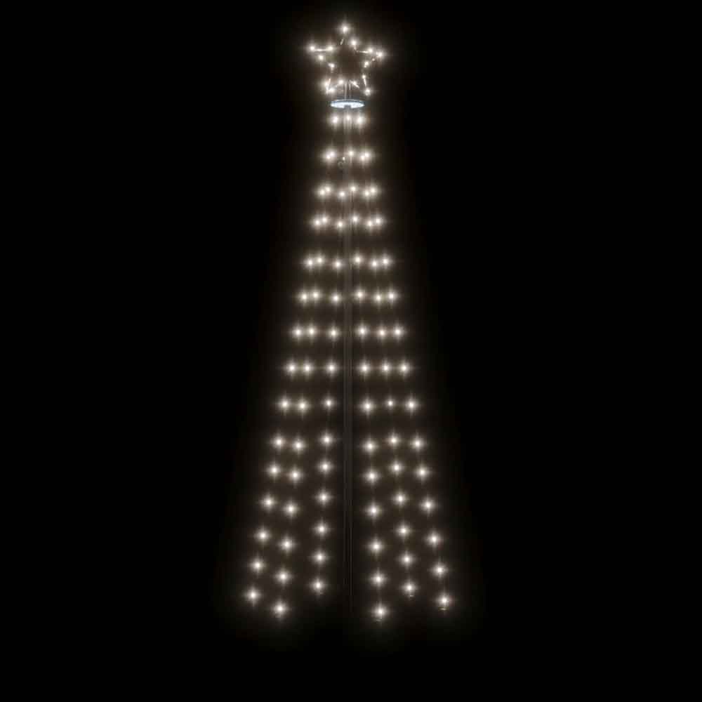 Aurelia 180cm Metal Christmas Tree With 108 LEDs - Cold White