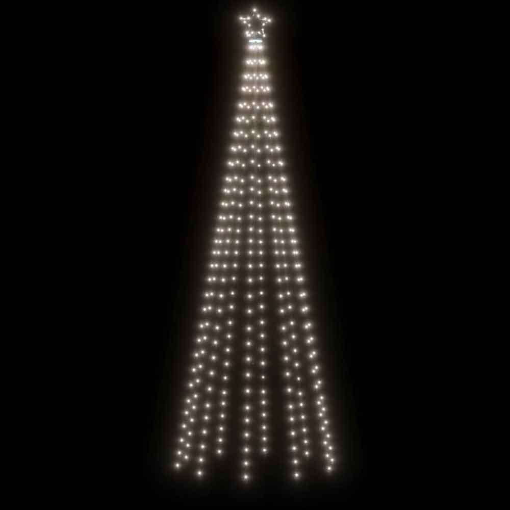 Aurelia 300cm Metal Christmas Tree With 310 LEDs - Cold White