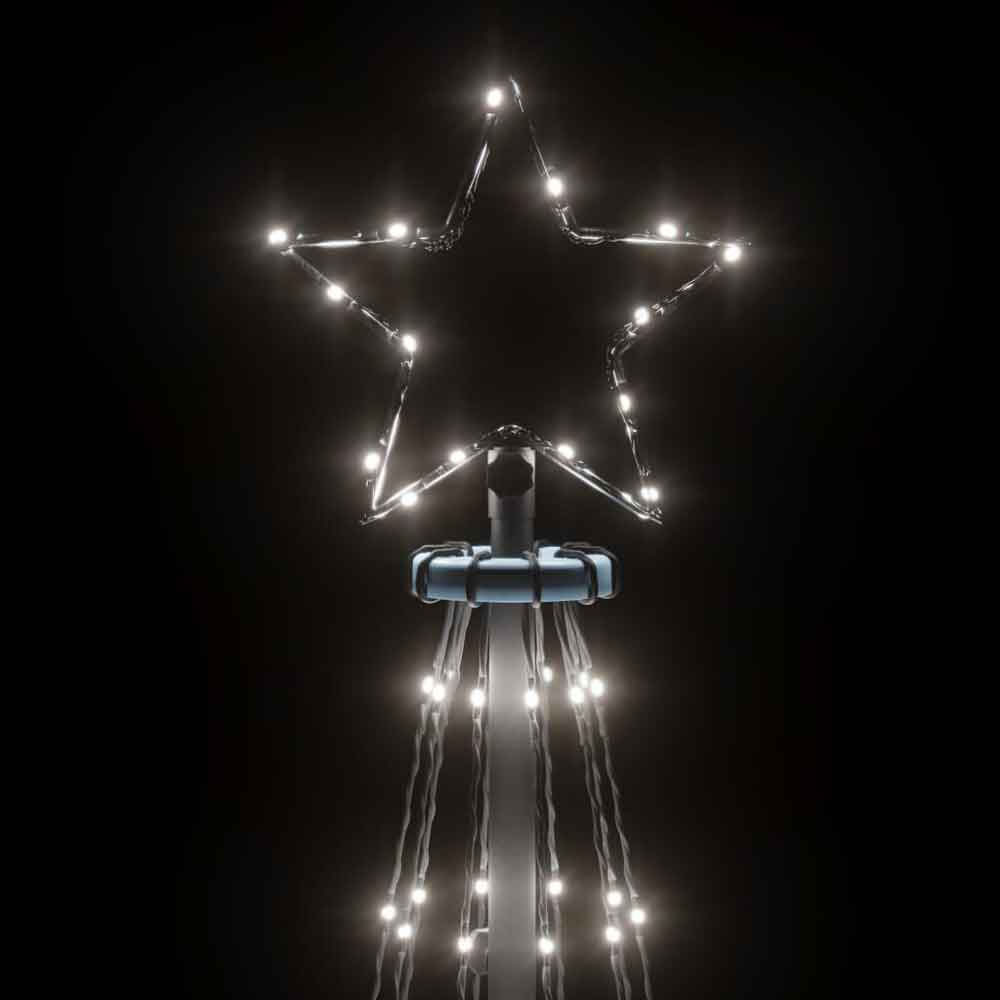 Aurelia 300cm Metal Christmas Tree With 310 LEDs - Cold White