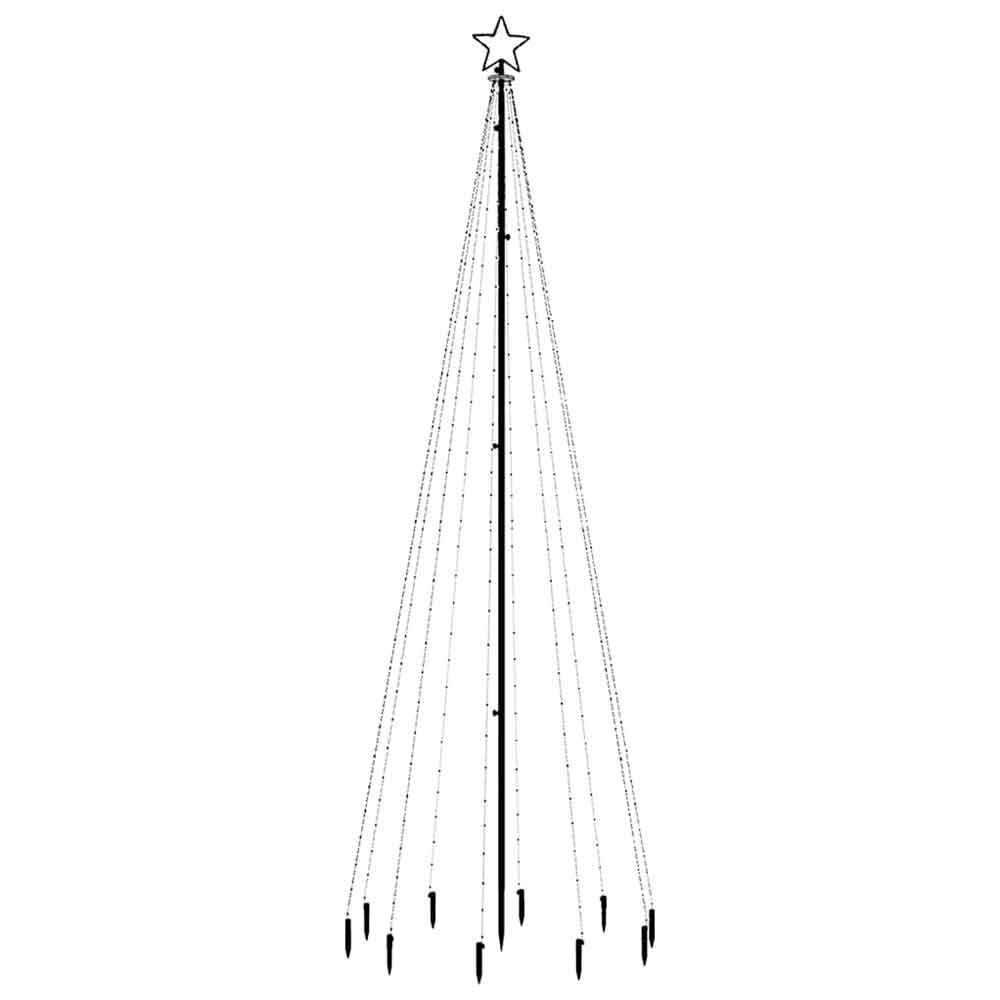Aurelia 300cm Metal Christmas Tree With 310 LEDs - Warm White