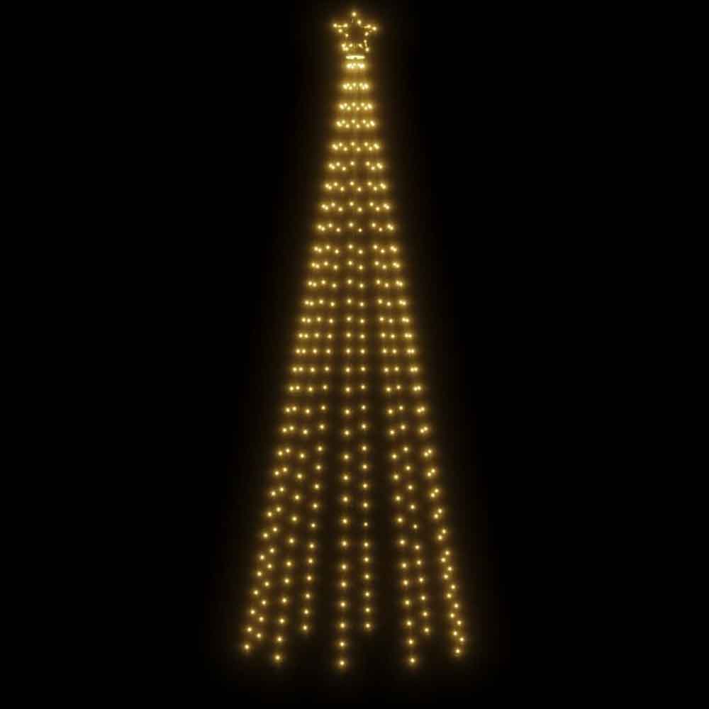 Aurelia 300cm Metal Christmas Tree With 310 LEDs - Warm White