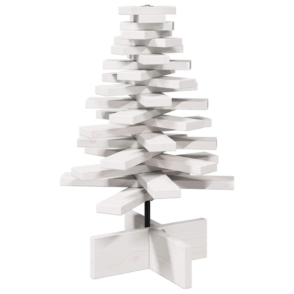 Aurelia 60cm Wooden Christmas Tree - White