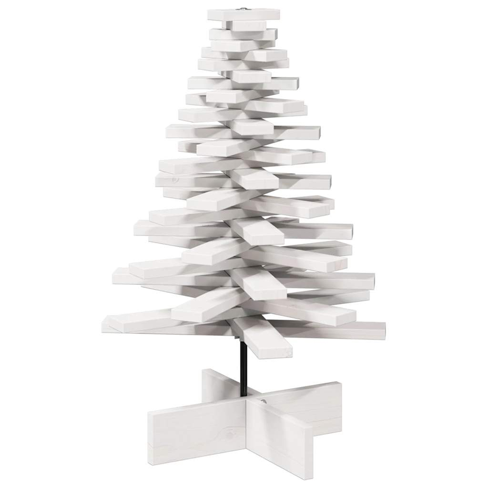 Aurelia 80cm Wooden Christmas Tree - White