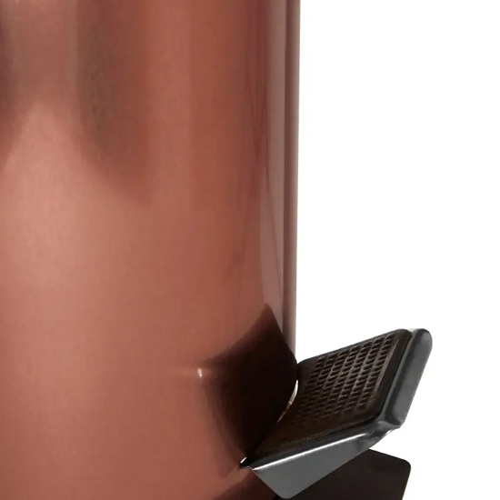 Aurora Metal 5000ml Pedal Bathroom Bin In Rose Gold