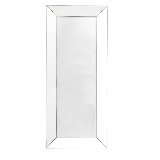 Product photograph of Aurora Rectangular Wall Mirror Large In Clear from Furniture in Fashion