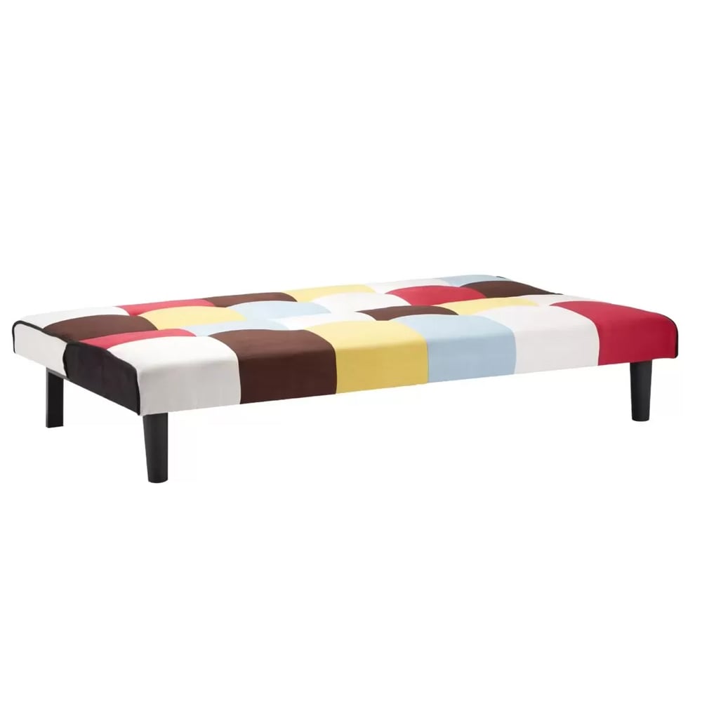 Aurorae Fabric Sofa Bed In Multicoloured