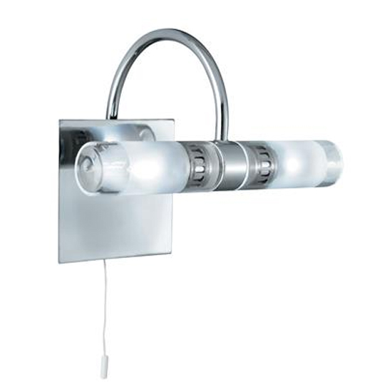 Product photograph of Austin Led 2 Lights Bathroom Wall Light In Chrome from Furniture in Fashion