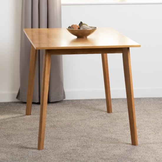 Alcudia Wooden Dining Table In Oak Effect