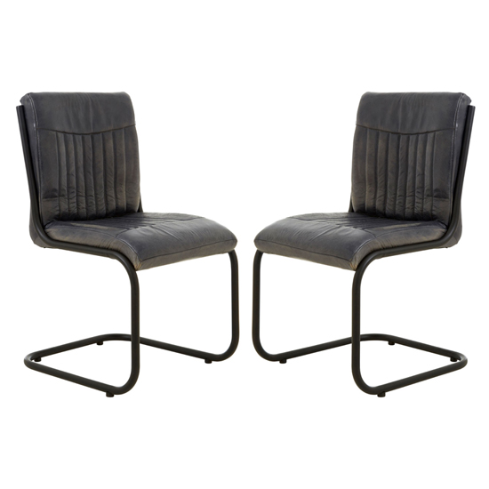 Amado Dining Chair In Curry Faux Leather In A Pair FiF