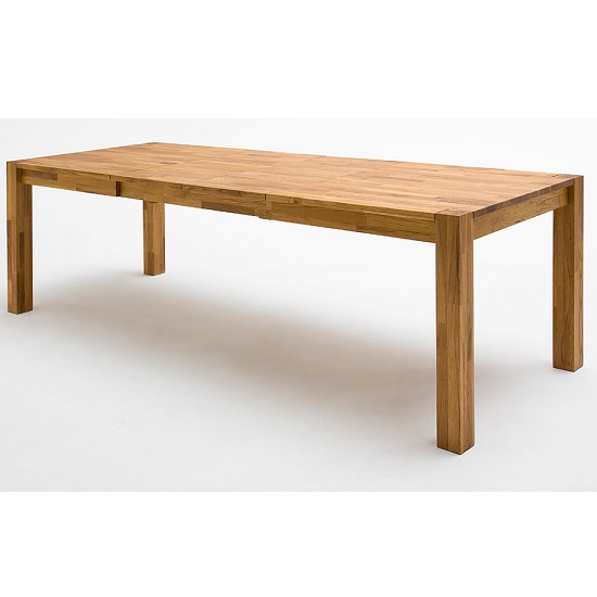 Austria Wooden Extendable Dining Table Large In Beech Heartwood_2