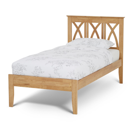 Read more about Autumn hevea wooden single bed in honey oak