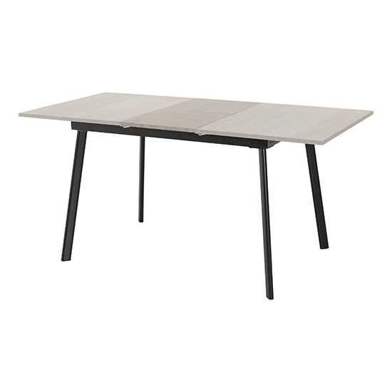 Avah Extending Concrete Effect Dining Table 4 Avah Grey Chairs_3