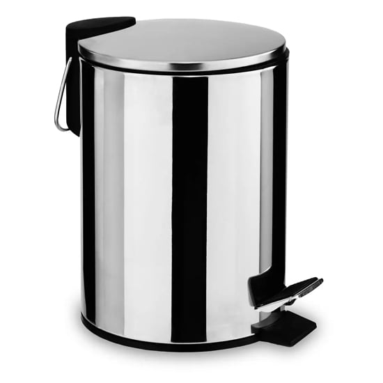 Product photograph of Avalon Stainless Steel 3 Litres Pedal Bin With Soft Close Lid from Furniture in Fashion