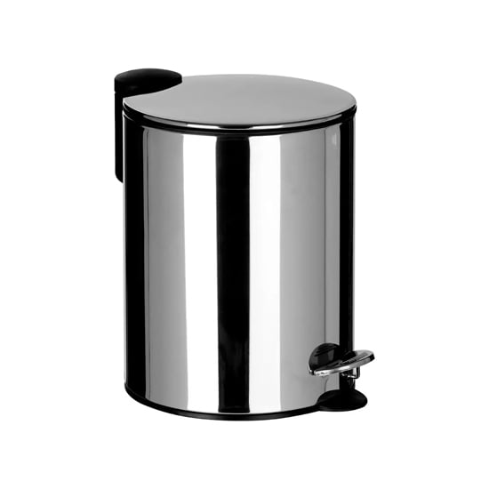 Avalon Stainless Steel 5 Litres Pedal Bin With Soft Close Lid