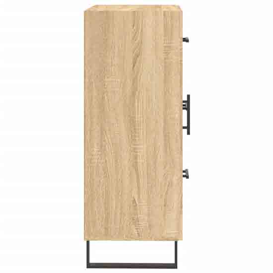 Avalon Wooden Sideboard With 1 Door 3 Drawers In Sonoma Oak