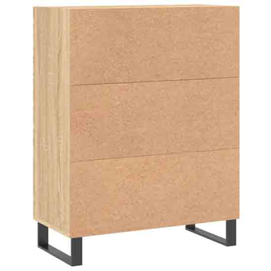 Avalon Wooden Sideboard With 1 Door 3 Drawers In Sonoma Oak
