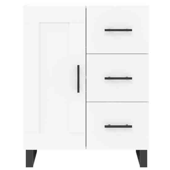 Avalon Wooden Sideboard With 1 Door 3 Drawers In White