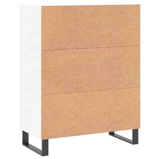 Avalon Wooden Sideboard With 1 Door 3 Drawers In White