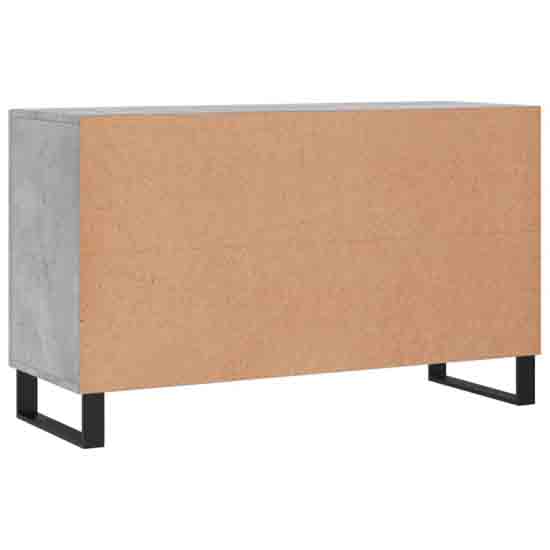 Avalon Wooden Sideboard With 2 Doors 2 Drawers In Concrete Grey