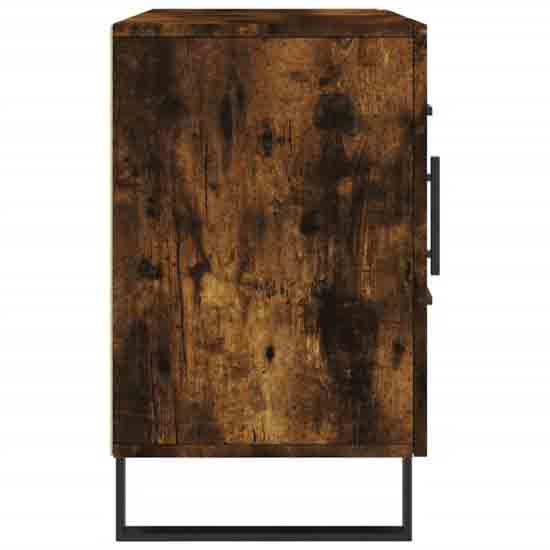 Avalon Wooden Sideboard With 2 Doors 2 Drawers In Smoked Oak
