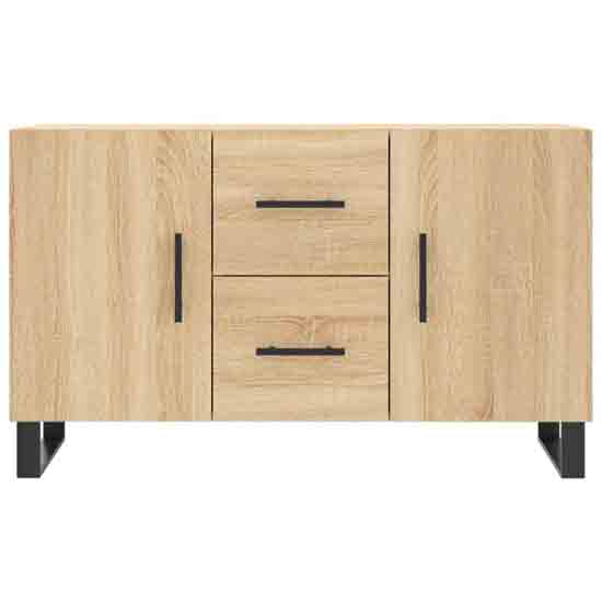 Avalon Wooden Sideboard With 2 Doors 2 Drawers In Sonoma Oak
