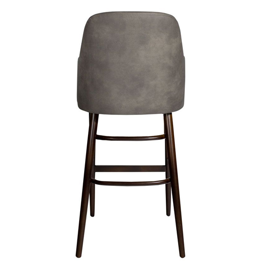 Avelay Faux Leather Bar Stool In Vintage Steel Grey_3