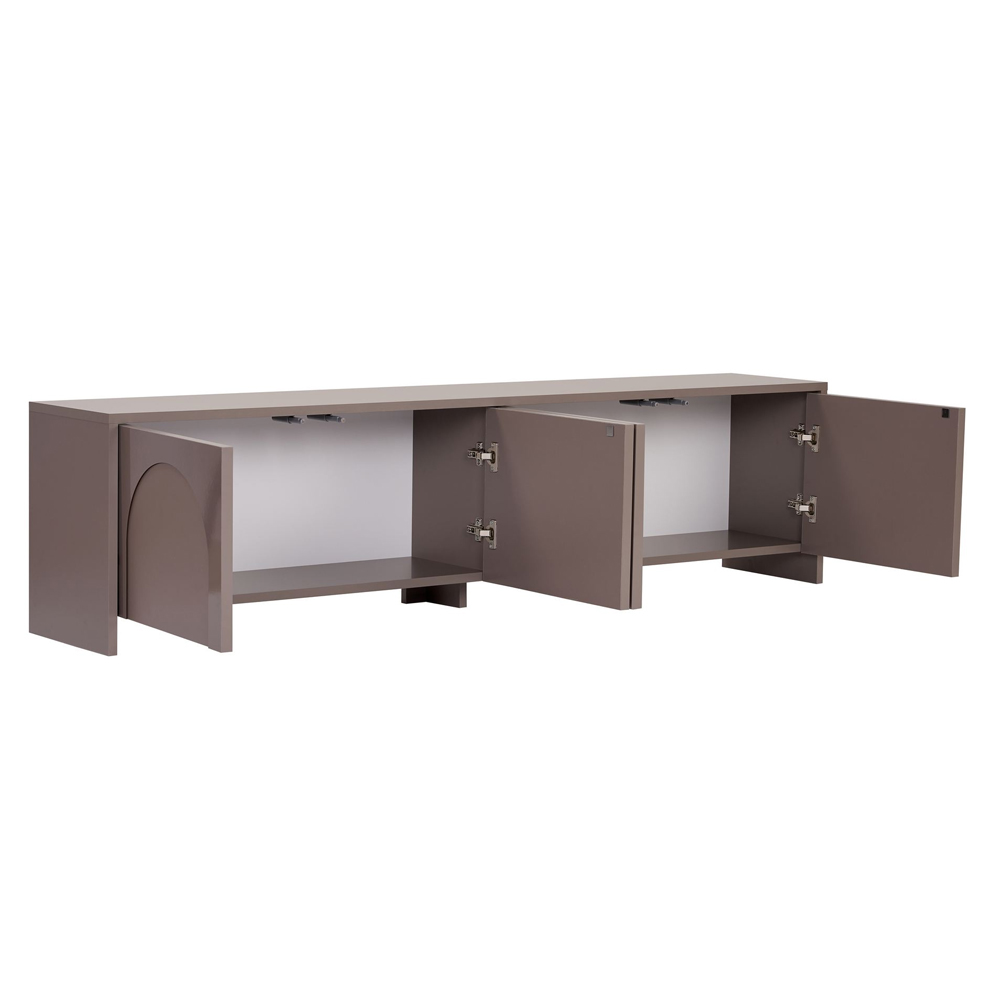 Avelis Wooden TV Stand with 4 Doors in Atlas
