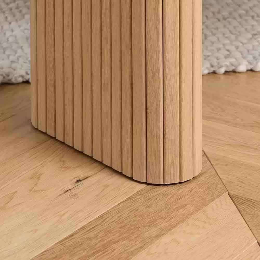 Avenel Wooden Dining Bench in Oak
