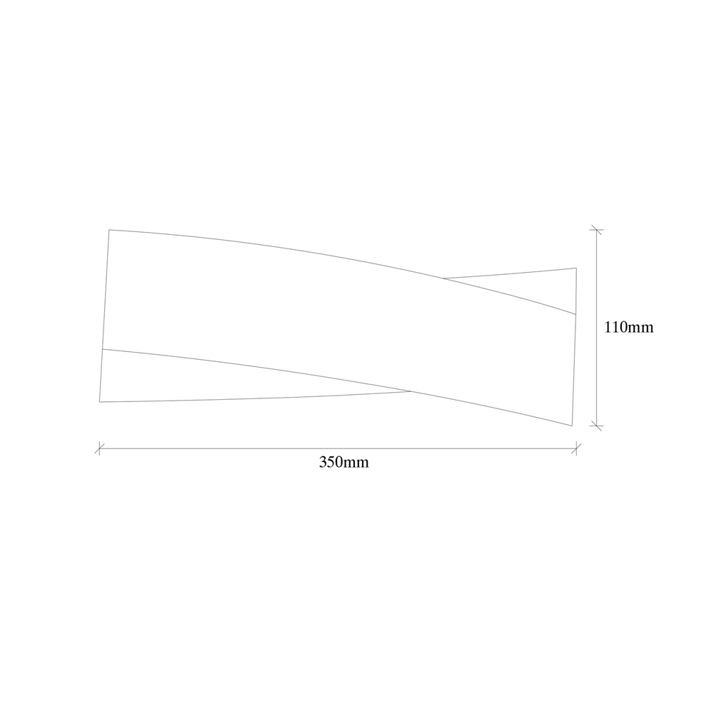 Avenor Metal Wall Light in Black