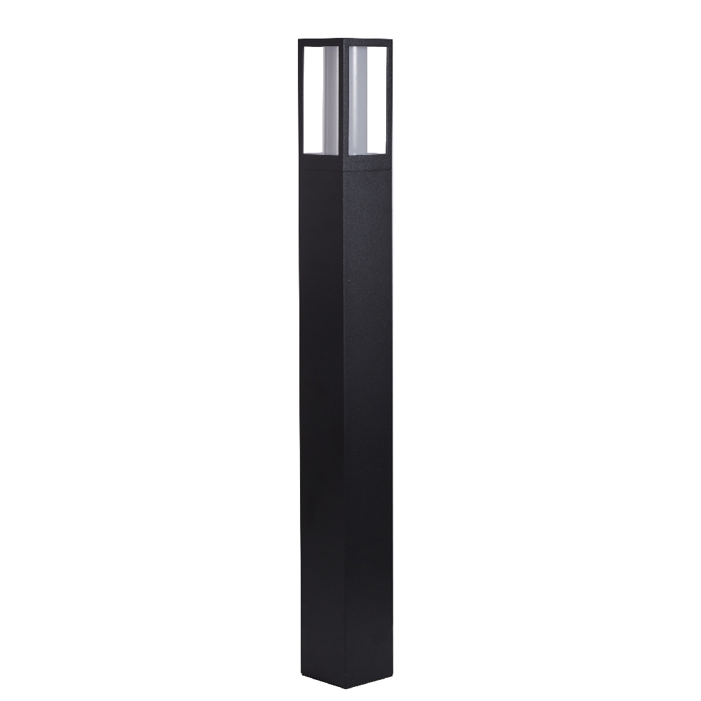 Avenue LED Polycarbonate Outdoor Post Light In Black