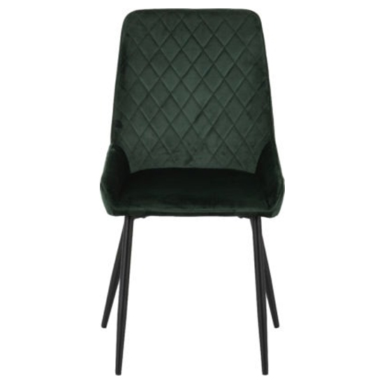 Avah Emerald Green Velvet Dining Chairs In Pair_3