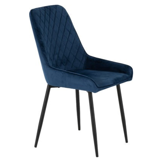 Avah Sapphire Blue Velvet Dining Chairs In Pair_2