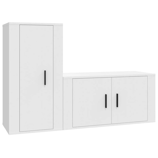 Avery Wooden Entertainment Unit Wall Hung In White