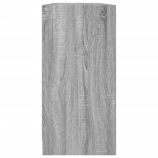 Avila Wooden Bookcase With 4 Doors In Grey Sonoma Oak