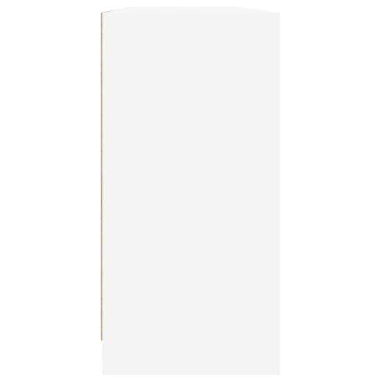 Avila Wooden Bookcase With 4 Doors In White