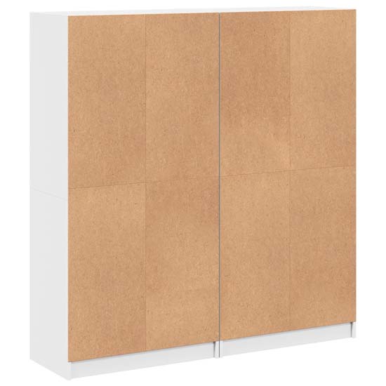 Avila Wooden Office Cabinet With 8 Doors In White