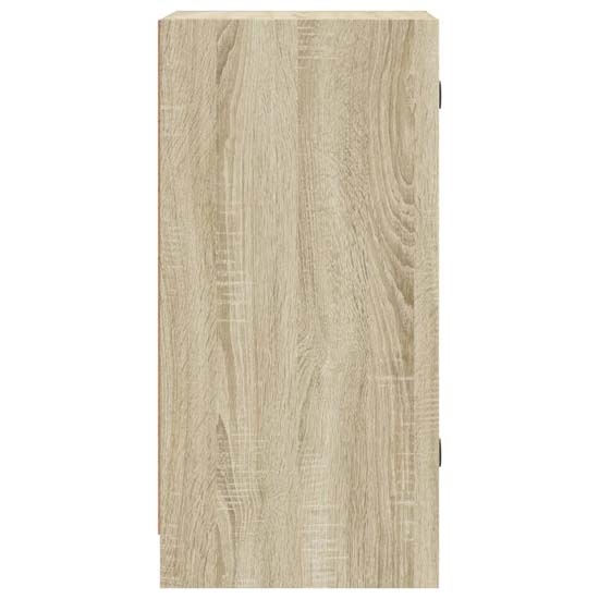 Avila Wooden Office Cabinet With 1 Glass Door In Sonoma Oak