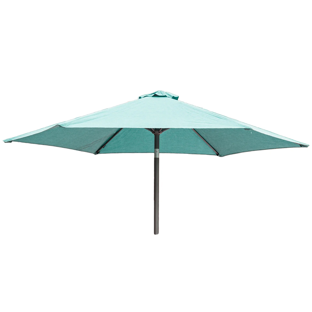 Aviro Garden Jade Polyester Round Tilting 3.0m Parasol with Granite Base