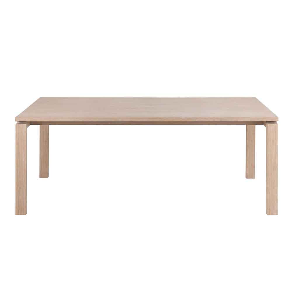 Avon Wooden Extending Dining Table - White Oak