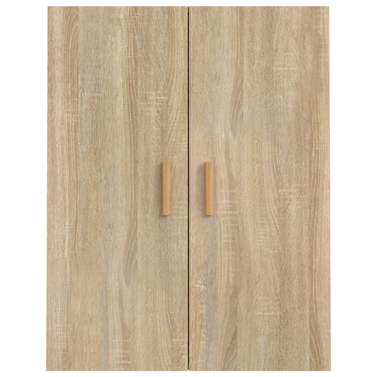 Avon Wooden Wall Storage Cabinet With 2 Doors In Sonoma Oak
