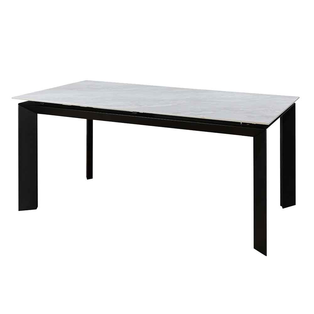 Avoris Ceramic Extending Dining Table in Matt Grey