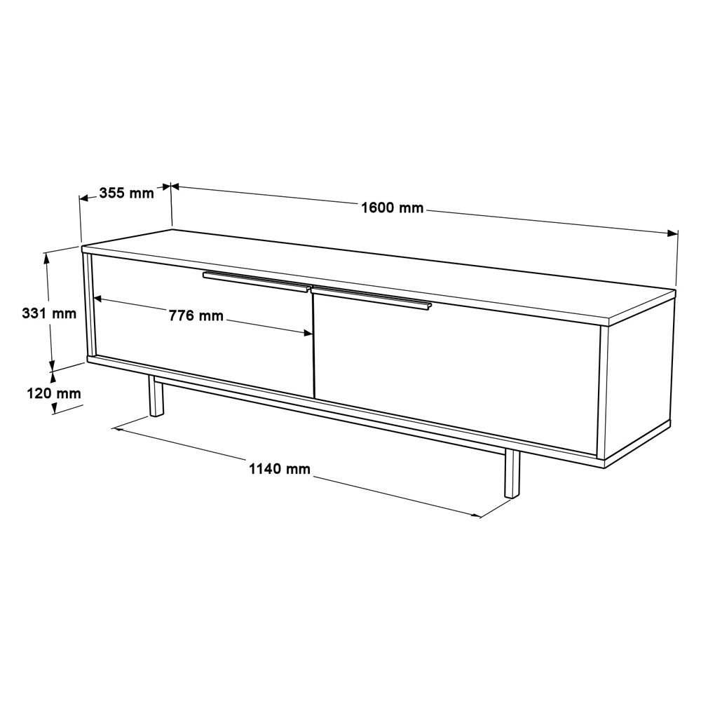 Avoris Wooden TV Stand and Coffee Table Set in White