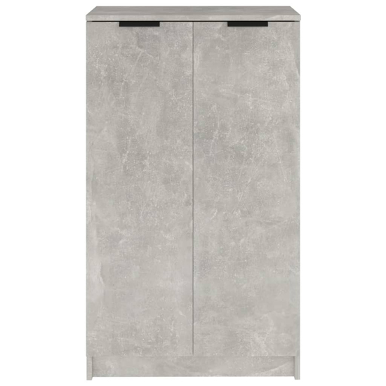 Avory Shoe Storage Cabinet With 2 Doors In Concrete Effect