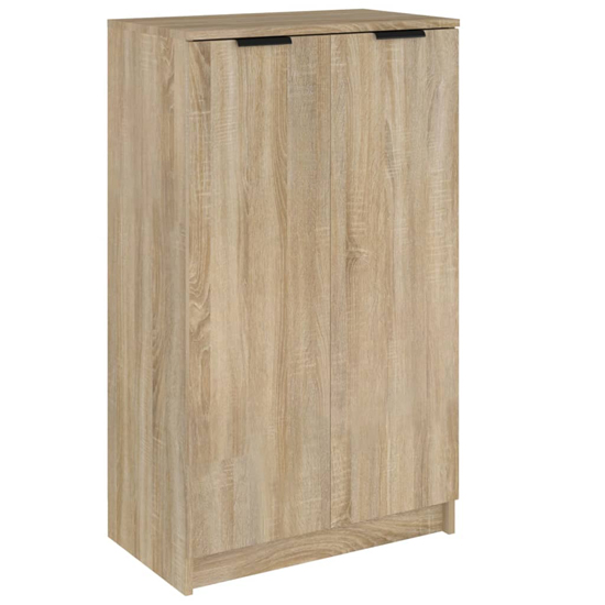 Avory Shoe Storage Cabinet With 2 Doors In Sonoma Oak