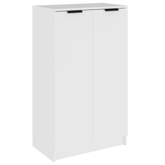 Avory Shoe Storage Cabinet With 2 Doors In White