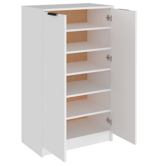 Avory Shoe Storage Cabinet With 2 Doors In White