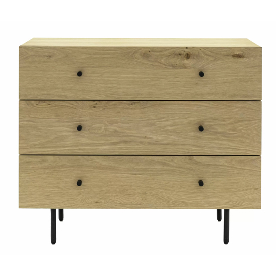 Axamer Wooden Chest Of 3 Drawers In Natural